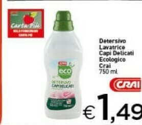 Crai Detersivo lavatrice offerta