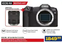 Euronics Canon EOS R8 NUOVO KIT RF 24-105 F/4-7.1 IS STM offerta