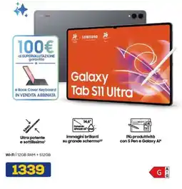 Euronics Galaxy Tab S11 Ultra offerta