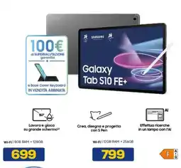 Euronics Galaxy Tab S10 FE+ offerta