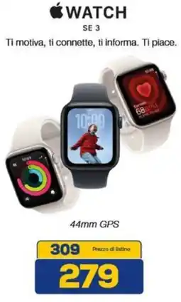 Euronics Apple WATCH SE 3 offerta
