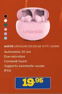 Euronics Urbanista austin uricolari stilosi da tutti i giorni offerta