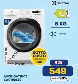 Euronics Electrolux ASCIUGATRICE EW7H583B offerta