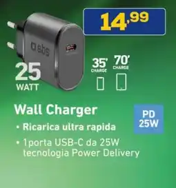 Euronics Wall Charger 25 Watt offerta