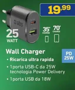 Euronics Wall Charger 25 Watt offerta