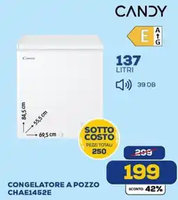 Euronics CANDY CONGELATORE A POZZO CHAE1452E offerta