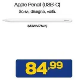 Euronics Apple Pencil (USB-C) offerta