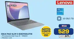 Euronics Lenovo IDEA PAD SLIM 3 83EM00J7IX offerta