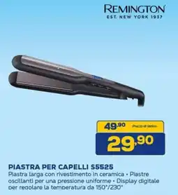 Euronics Remington piastra per capelli S5525 offerta