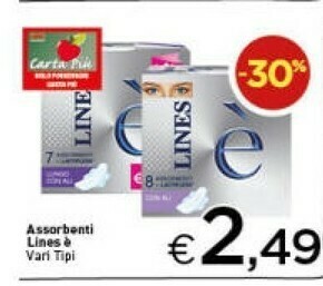 Crai Assorbenti lines offerta