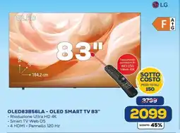 Euronics LG OLED83B56LA - OLED SMART TV 83" offerta