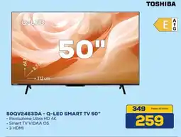 Euronics TOSHIBA 50QV2463DA-Q-LED SMART TV 50" offerta