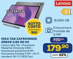 Euronics Lenovo IDEA TAB ZAFR0399SE 256GB 2,5K 90 HZ offerta