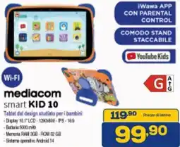 Euronics mediacom smart KID 10 offerta