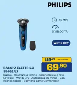 Euronics PHILIPS RASOIO ELETTRICO S5466/17 offerta
