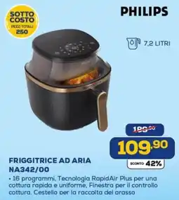 Euronics PHILIPS FRIGGITRICE AD ARIA NA342/00 offerta