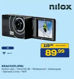 Euronics nilox NXACV1FLIPO1 offerta