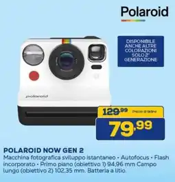 Euronics POLAROID NOW GEN 2 offerta