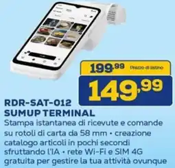 Euronics RDR-SAT-012 SUMUP TERMINAL offerta