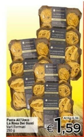 Crai Pasta all'uovo offerta