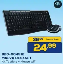 Euronics Logitech 920-004512 MK270 DESKSET offerta