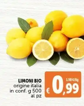 Deco Supermercati Limoni bio offerta