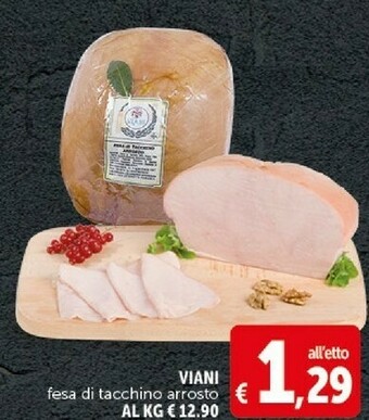 Deco Supermercati Viani fesa di tacchino arrosto offerta