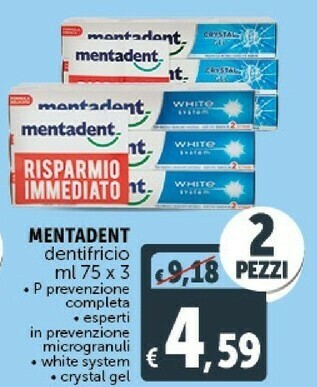 Deco Supermercati Dentifricio offerta