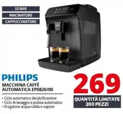 Comet PHILIPS MACCHINA CAFFÈ AUTOMATICA EP0820/00 offerta