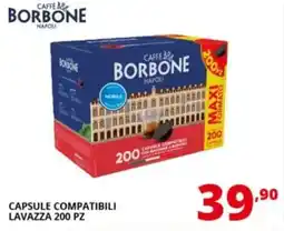 Comet Caffe borbone capsule compatibili lavazza 200 pz offerta