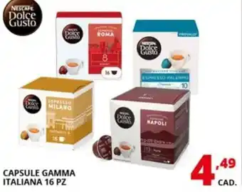 Nescafe dolce gusto capsule gamma italiana 16 pz