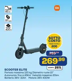 Euronics Scooter elite offerta