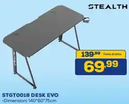 Euronics STEALTH STGT0018 DESK EVO offerta