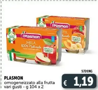 Deco Supermercati Omogeneizzato alla frutta 208 g offerta
