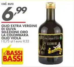 Italmark Olio extra vergine di oliva selezione oro la colombara olio viola offerta