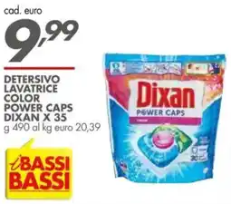 Italmark Detersivo lavatrice color power caps DIXAN offerta