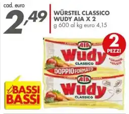 Italmark Würstel classico wudy AIA offerta