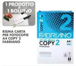Italmark Risma carta per fotocopie a4 copy 2 FABRIANO offerta