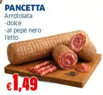 PANCETTA Arrotolata -dolce al pepe nero