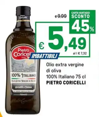 Olio extra vergine di oliva 100% Italiano PIETRO CORICELLI