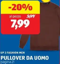 ALDI Up 2 fashion men pullover da uomo offerta