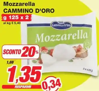 Prix Quality Mozzarella CAMMINO D'ORO offerta