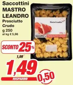 Prix Quality Saccottini MASTRO LEANDRO offerta