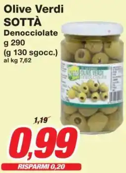 Prix Quality Olive Verdi SOTTÀ Denocciolate offerta
