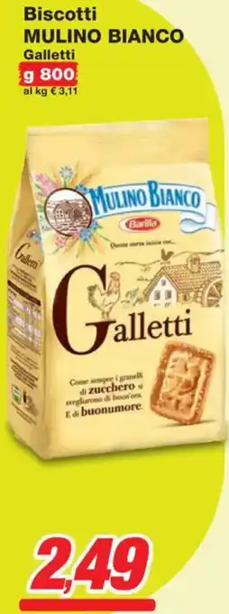 Prix Quality Biscotti MULINO BIANCO Galletti offerta