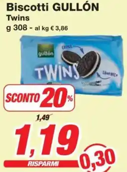 Prix Quality Biscotti GULLÓN Twins offerta
