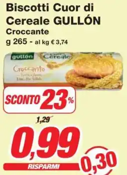 Prix Quality Biscotti Cuor di Cereale GULLÓN Croccante offerta