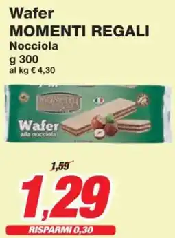 Prix Quality Wafer MOMENTI REGALI Nocciola offerta