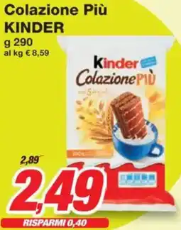 Prix Quality Colazione Più KINDER offerta