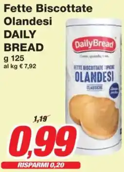 Prix Quality Fette Biscottate Olandesi DAILY BREAD offerta